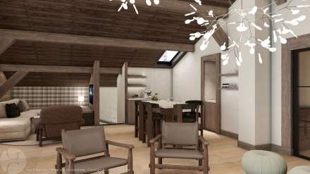 Hotel Spa en Savoie Jacuzzi & Piscine vue Mont Blanc ·La Ferme du Chozal