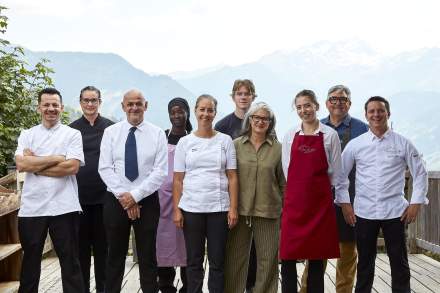 Une équipe internationale à Hauteluce