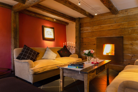 Réception de l'Hôtel Spa en Savoie La Ferme du Chozal Hotel Les Saisies Hauteluce