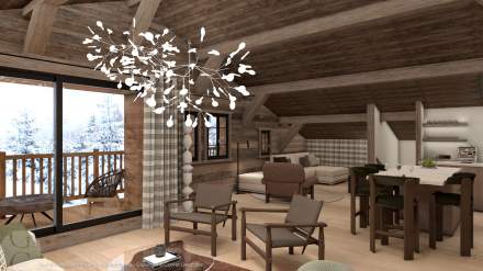 Hotel Spa en Savoie Jacuzzi & Piscine vue Mont Blanc ·La Ferme du Chozal